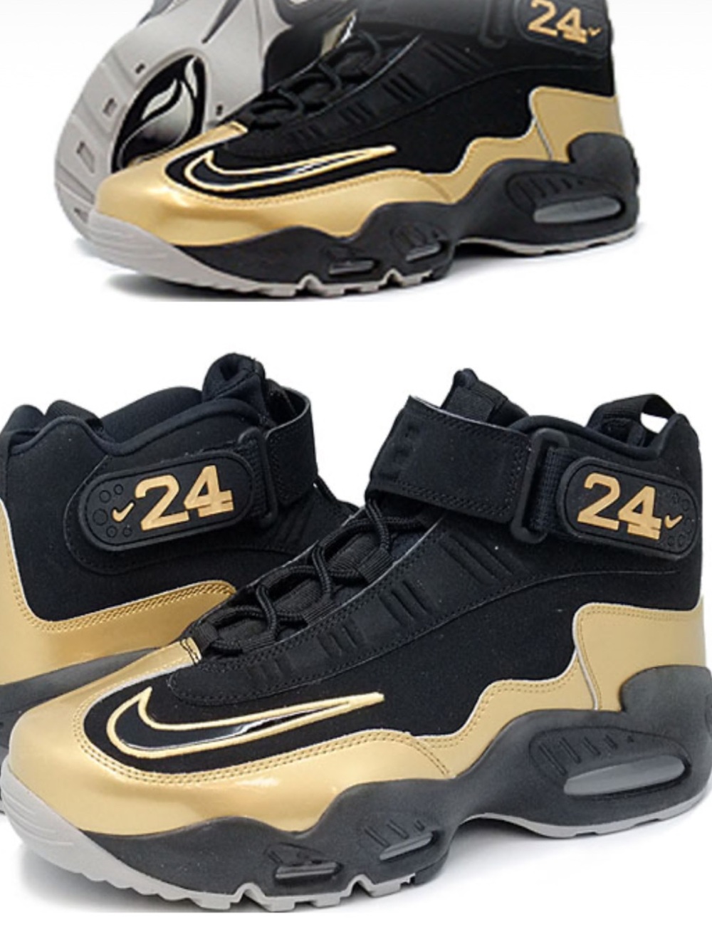 Nike Griffey Air Max 1 Black and Gold Size 8